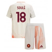 Camisa de time de futebol AS Roma Matias Soule #18 Replicas 2º Equipamento Infantil 2024-25 Manga Curta (+ Calças curtas)